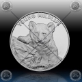 1oz COOK ISLANDS $5 TIGER "Young Wildlife“ 2013 BU